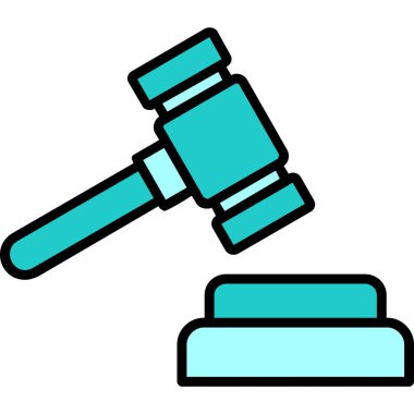 Adalet simgesi vektörünün çekici