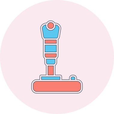 Modern joystick simgesinin vektör çizimi                             