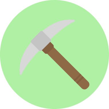 Kazma ağ simgesi, vektör illüstrasyonu                              