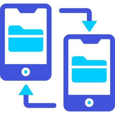 vector illustration of File Transfer modern icon            