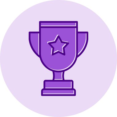 Kupa kupası. simge vektör illüstrasyonu