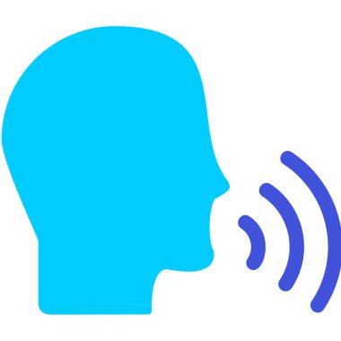 Konuşan Web simgesi vektör illüstrasyonu