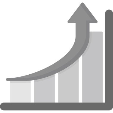 iş büyümesi grafik vektör illüstrasyonu