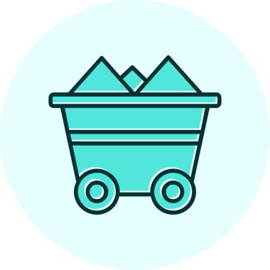 cart web simgesi basit illüstrasyon 