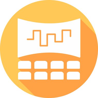 Tiyatro Web simgesi, vektör illüstrasyonu