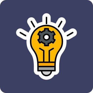 Yenilik simgesi vektör illüstrasyonu