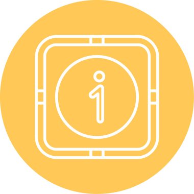 bilgi işareti simgesi. vektör sembolü