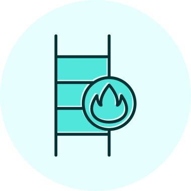 Merdiven simgesi çizimini ateşle                   