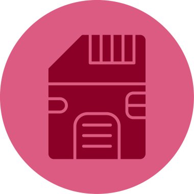 SD kart simgesi vektör illüstrasyonu