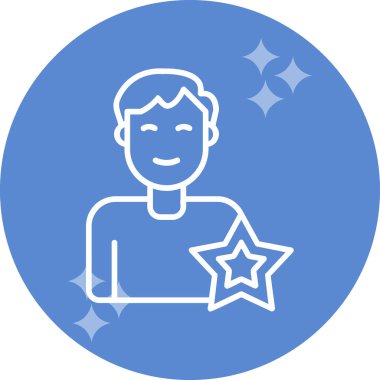 Tecrübe Ağı simgesinin vektör çizimi 