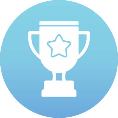 Kupa kupası. simge vektör illüstrasyonu