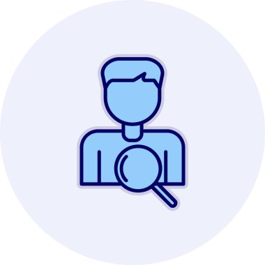 Seçim Süreci Web simgesi vektör illüstrasyonu