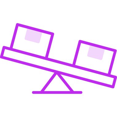 Web simgesi vektör illüstrasyonunu dengele