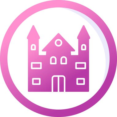 Castle vektör resimleme tasarımı