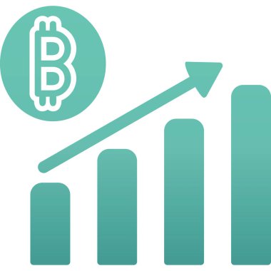 Kârlı web simgesi basit illüstrasyon