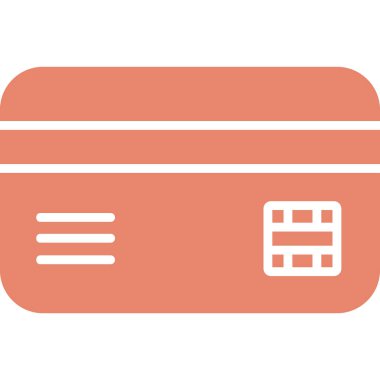 Kredi Kartı. Web simgesi basit illüstrasyon 