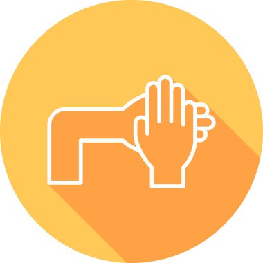 Kendini Sınırla Ağ simgesi basit illüstrasyon 