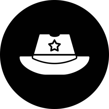 Şapka kutsal kişilerin resmi, basit vektör çizim 