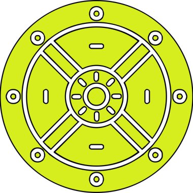Ağ için koruma kalkanı vektör simgesi 