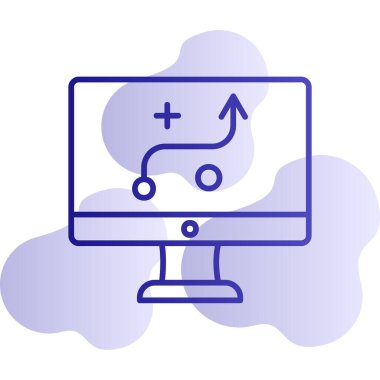 Strateji Simgesi Vektör illüstrasyonu 