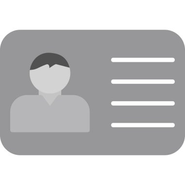 Ofis Kimliği Web simgesi, vektör illüstrasyonu