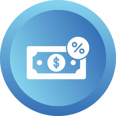 vergi ikonu öde. Web basit illüstrasyonu