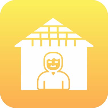 Karantina web simgesi vektör illüstrasyonu