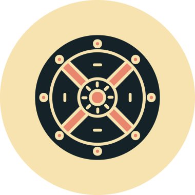 Ağ için koruma kalkanı vektör simgesi 