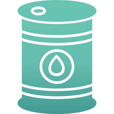 Petrol varil simge vektör çizim