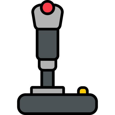 Modern joystick simgesinin vektör çizimi                             