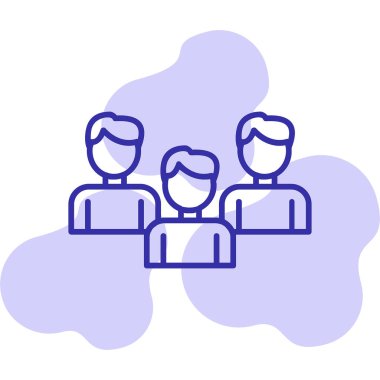 vector illustration of Group people icon 
