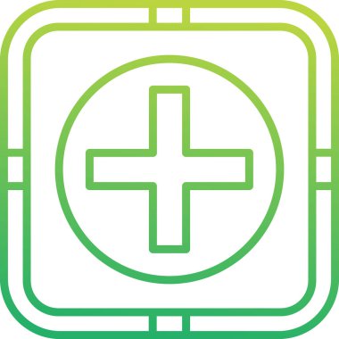 + işaretinin web basit illüstrasyonu