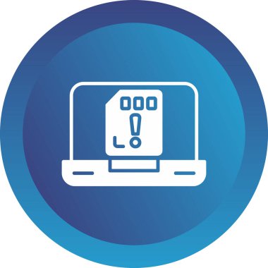 uyarı simgesi vektör illüstrasyonu