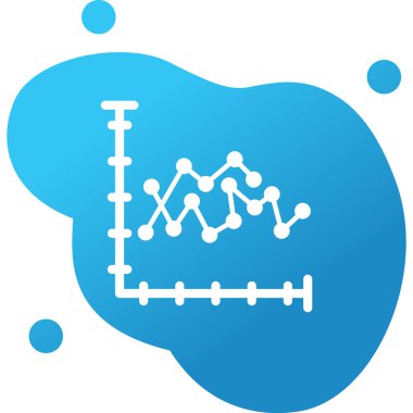 Analiz çizelgesi simgesi vektör illüstrasyonu 