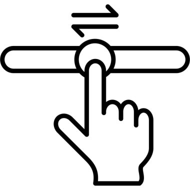 Düzey ağ simgesi, vektör illüstrasyonu       