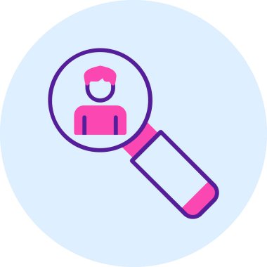 Asker Adayı Web simgesi vektör illüstrasyonu