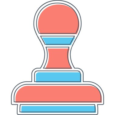 pul simgesi, vektör illüstrasyonu basit tasarım