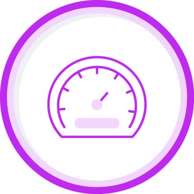 Hız göstergesinin vektör illüstrasyonu 