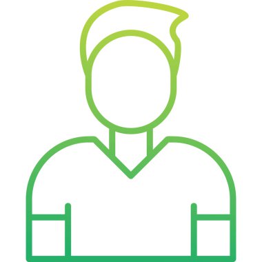 çalışan simgesi, vektör illüstrasyonu basit tasarım