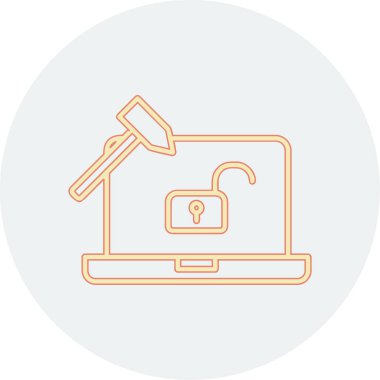 Saldırı Ağı vektör resimlemesini Zorla