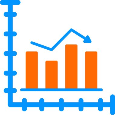 çubuk grafik vektör illüstrasyonu