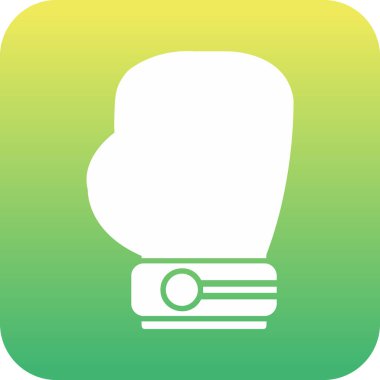 Boks eldiveni simge vektör çizim