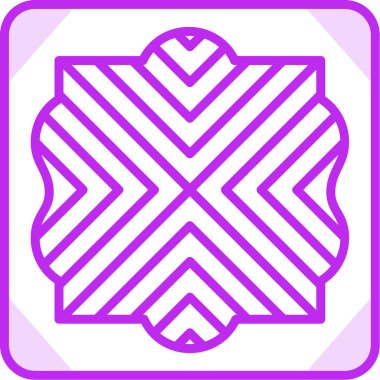 Döşeme. Web simgesi basit illüstrasyon