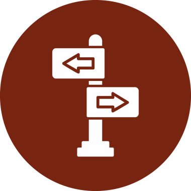 yönler web simgesi basit tasarım 