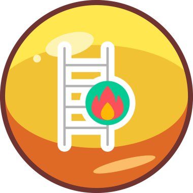 Merdiven simgesi çizimini ateşle                   