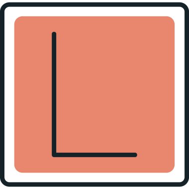 Simge, eğitim düğmesi, vektör illüstrasyonu öğreniliyor 