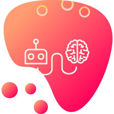 Beyin web simgesi vektör illüstrasyonunu yeniden başlat