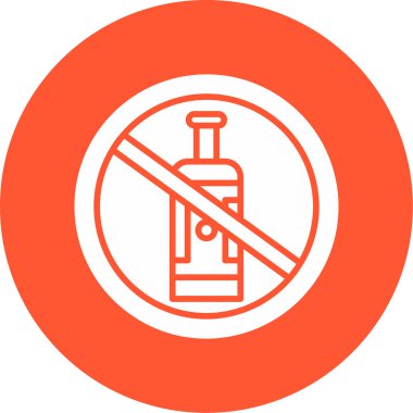 Alkol işareti simgesi çizimi yok