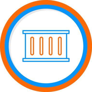 kabuk ağ simgesi vektör illüstrasyonu