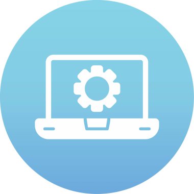 Yazılım web simgesi vektör illüstrasyonu